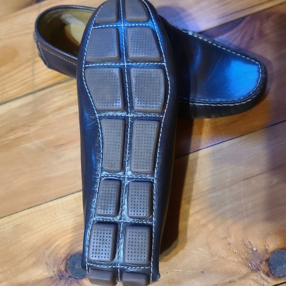 Women's Brown Leather Loafers, Size 8.5 US - Picture 6 of 7